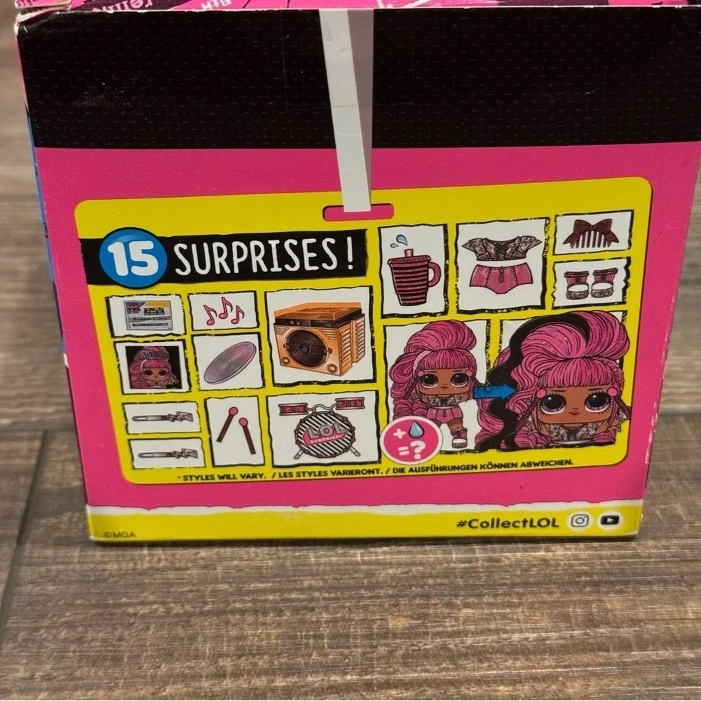 New LOL Surprise REMIX Hair Flips 1 Big Sister Doll Music Record Present OMG